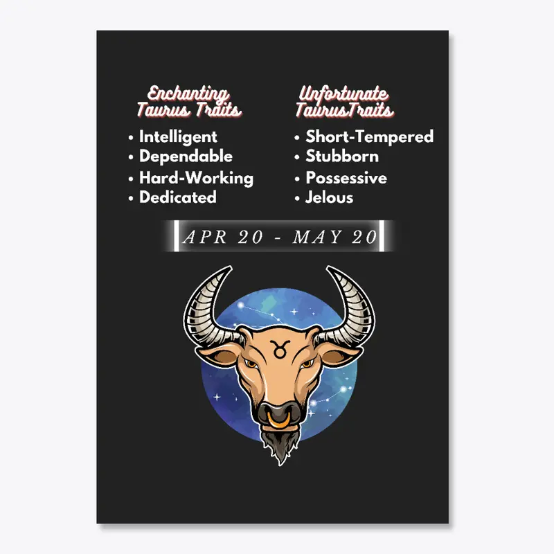 Zodiac Sticker Taurus